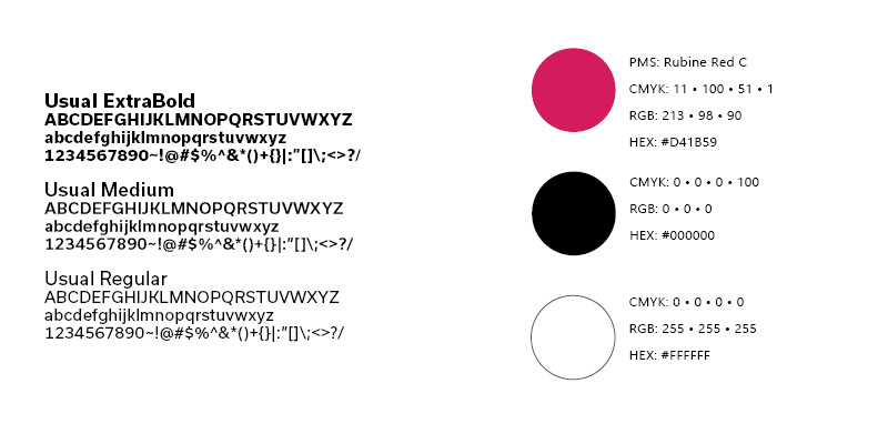 Type and swatch studies for Canton Controllers branding