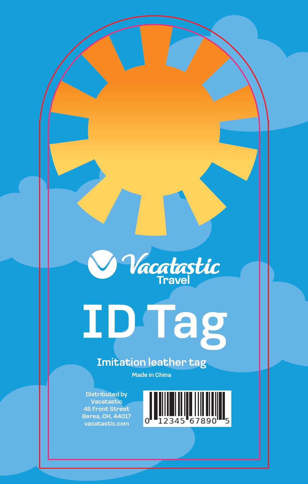 Second version of the front of the ID tag